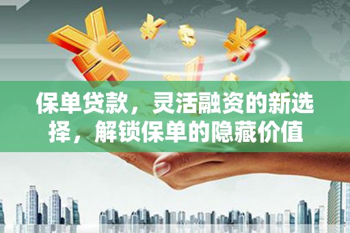 民乐保单贷款，灵活融资的新选择，解锁保单的隐藏价值
